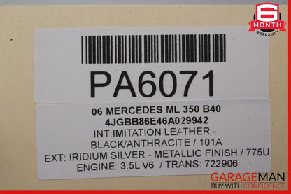 06-13 Mercedes GL350 GL450 ML500 R350 A/C AC Air Conditioning Condenser Cooler