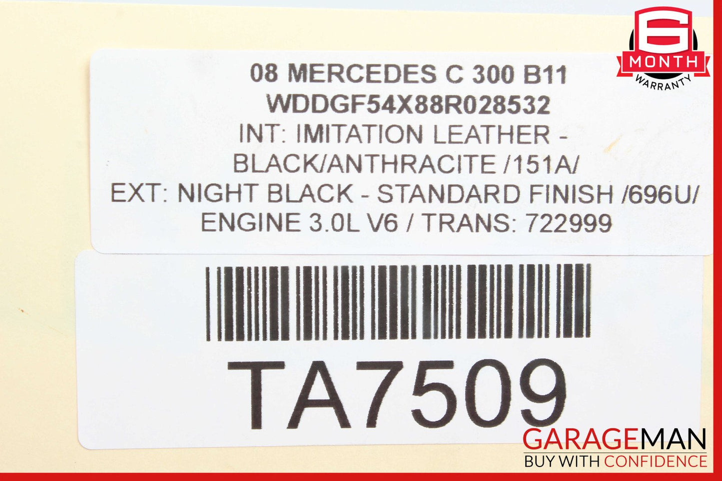 08-11 Mercedes W204 C300 Transmission Flywheel Fly Wheel Flexplate OEM