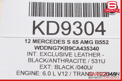 07-14 Mercedes W221 S65 AMG CL550 Rear Side Tie Rod Lower Control Arm OEM