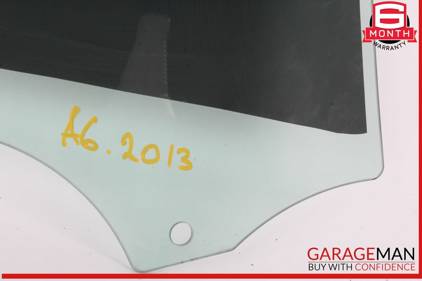12-18 Audi A6 Front Left Driver Side Door Window Auto Glass OEM