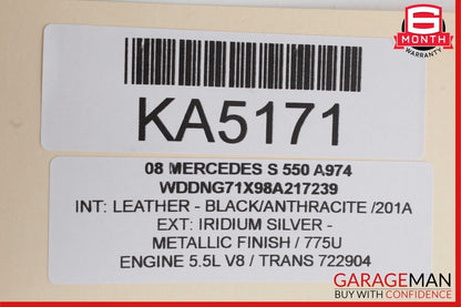 07-13 Mercedes S550 CL550 Front Left Driver Seat Control Memory Switch OEM