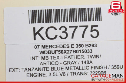 08-17 Mercedes E350 C300 Trunk Lid Latch Lock Actuator w/ Cylinder Lock Latch