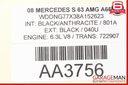 07-13 Mercedes W221 S600 S63 AMG Rear Right / Left Side Door Control Module Unit