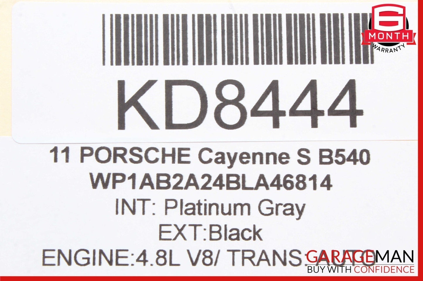 11-17 Porsche Cayenne S 958 Transmission Oil Cooler OEM