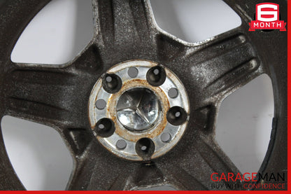 00-06 Mercedes W220 S430 CL500 9 X R18 18" Rear Wheel Rim 2204013702 OEM