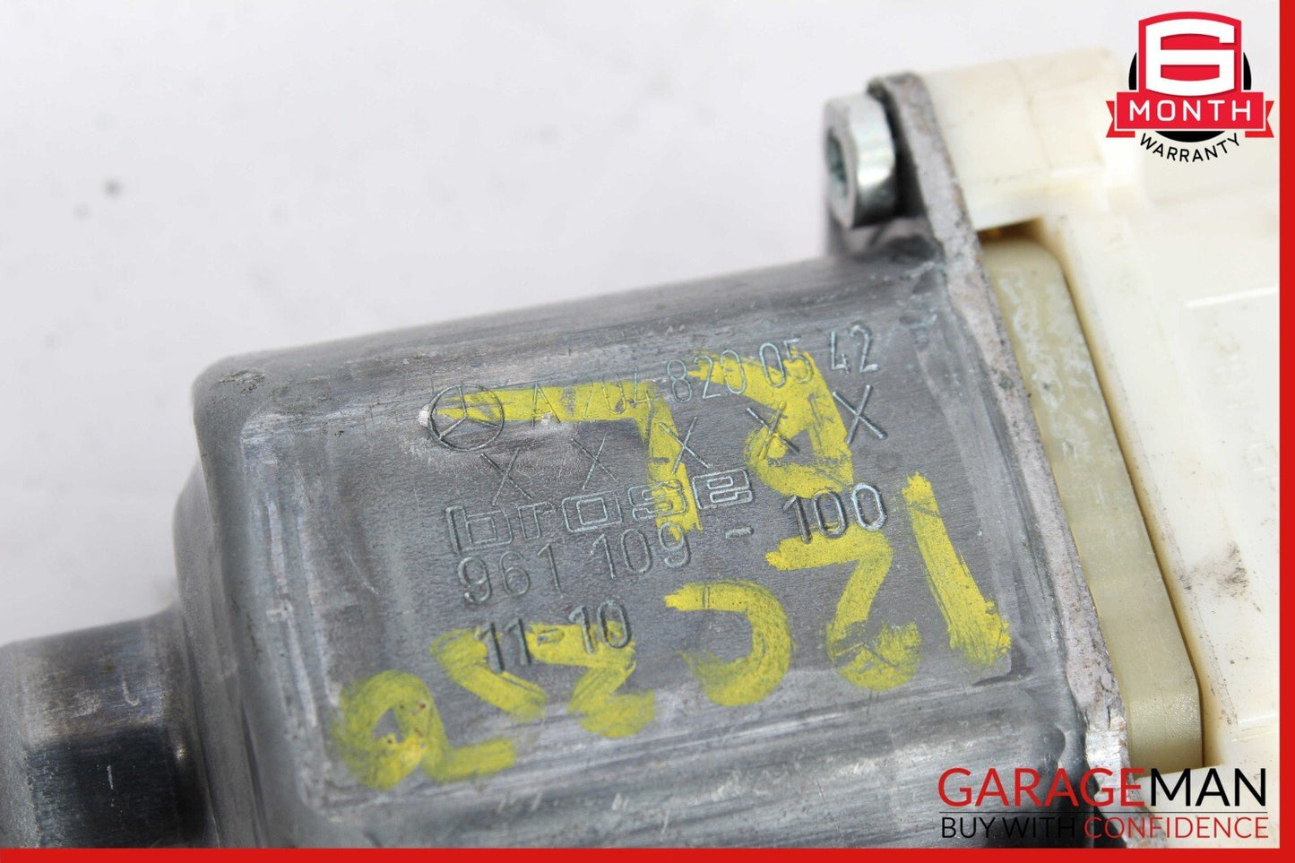 08-16 Mercedes W204 C250 E400 GLK350 Rear Left Door Window Regulator Motor Unit