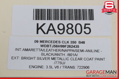 03-12 Mercedes W209 CLK350 CL500 Front Right Door Window Regulator Motor OEM