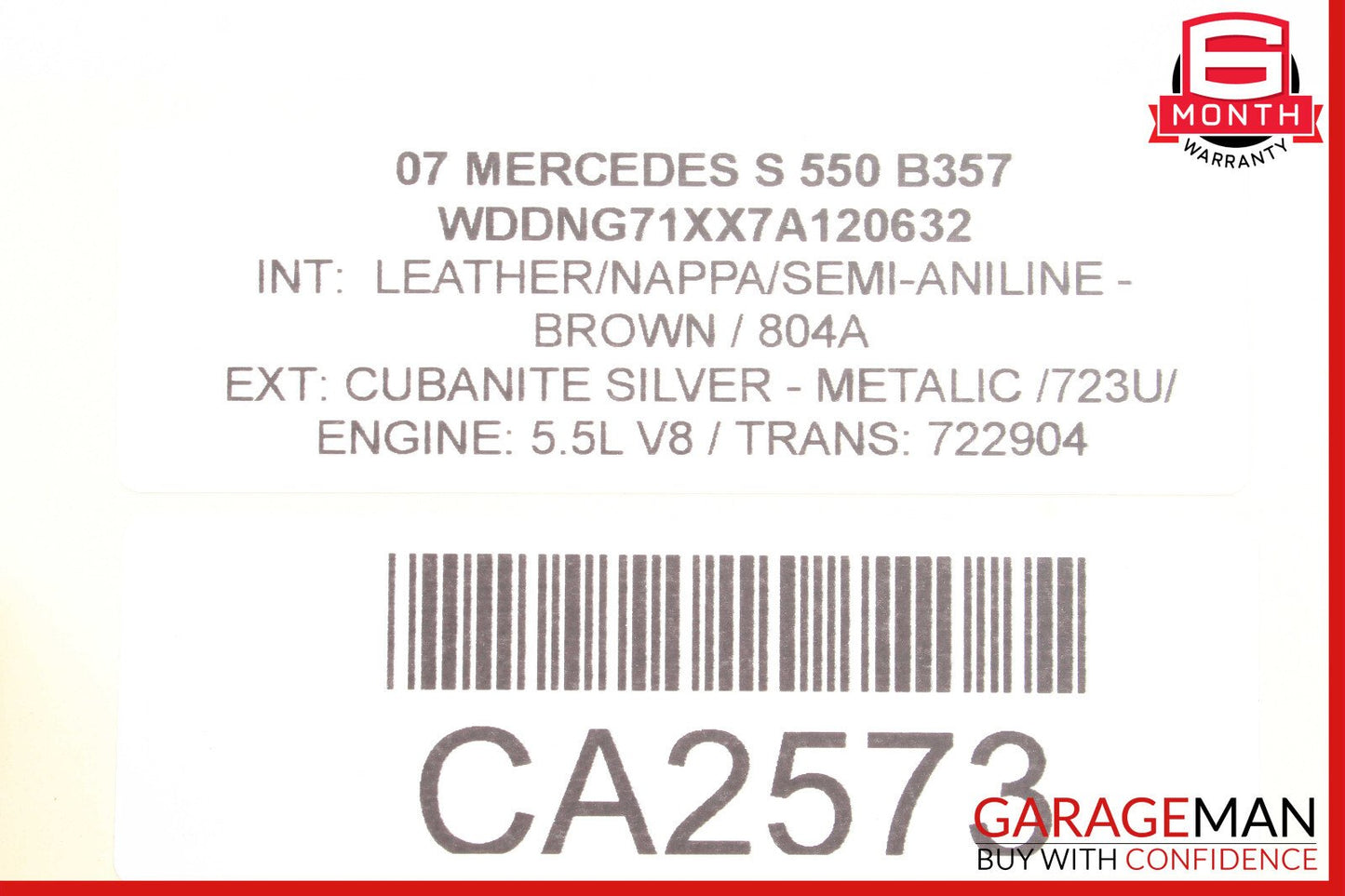 07-13 Mercedes W221 S550 S350 Rear Left Exterior Door Handle Keyless Go OEM