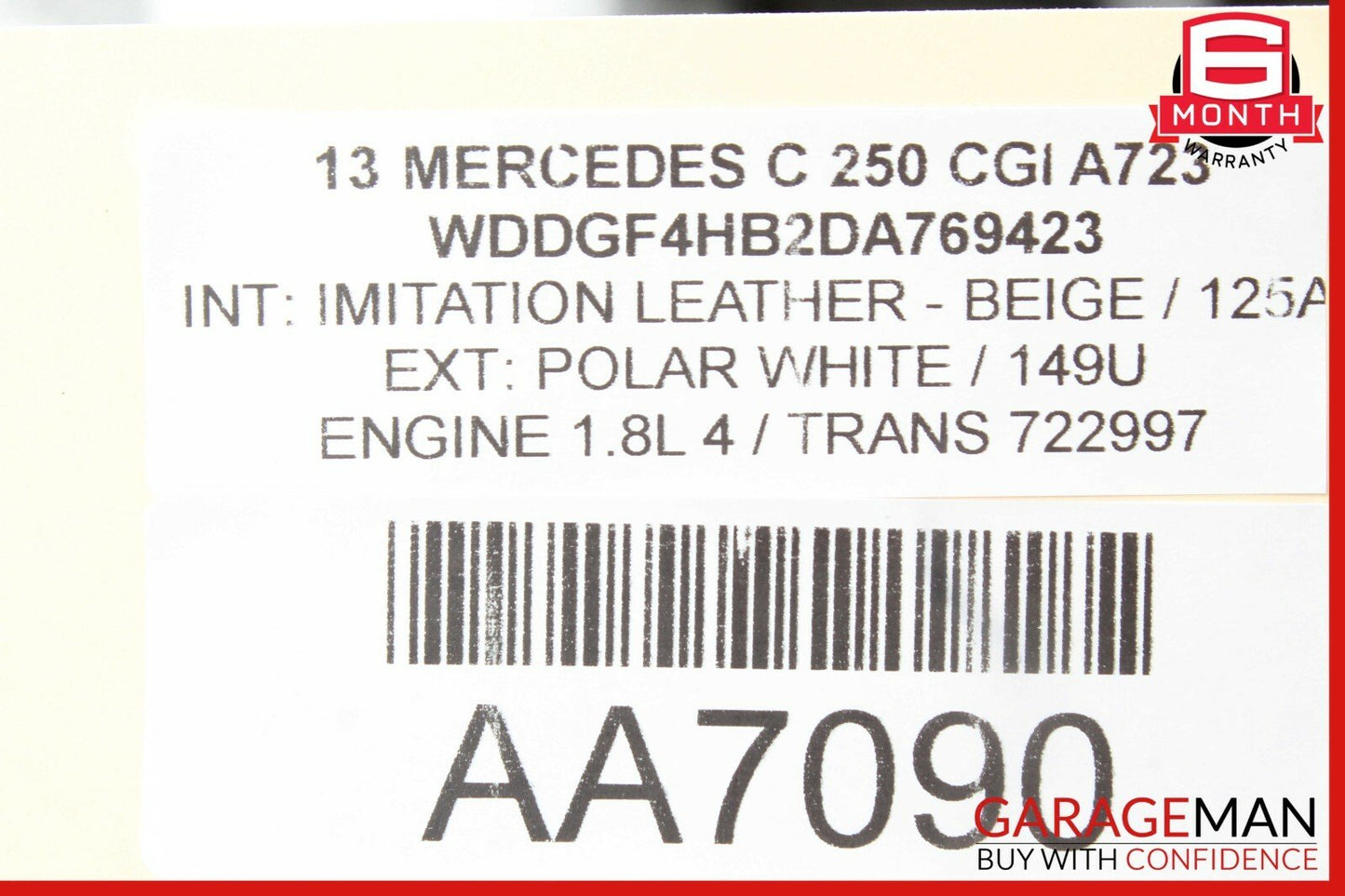 08-14 Mercedes W204 C250 C350 Front Right Side Door Control Module 2129004214