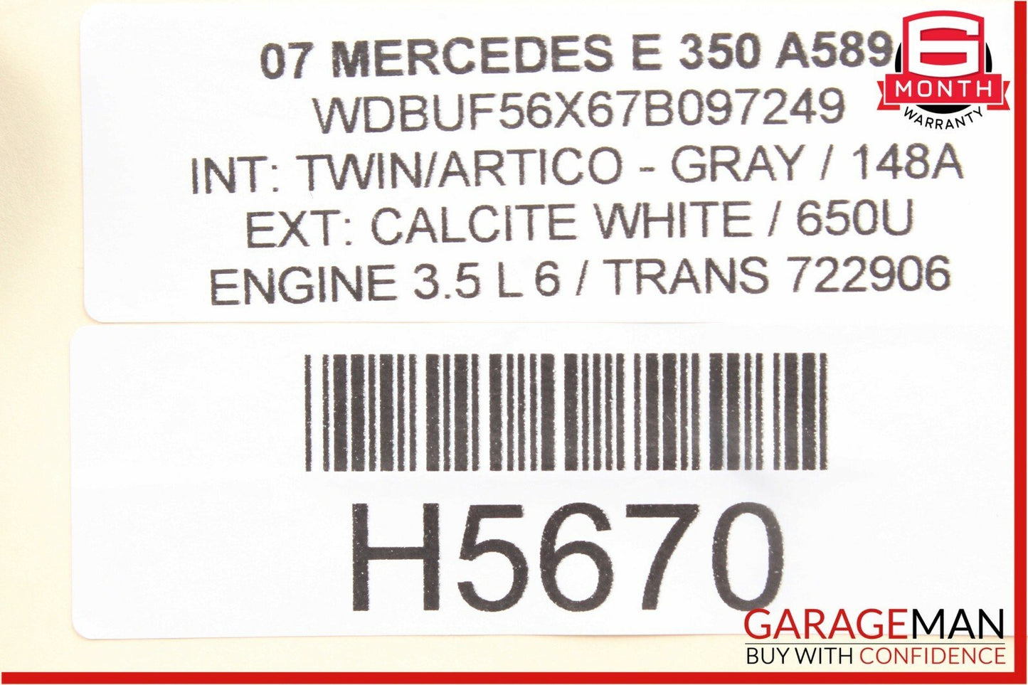 03-11 Mercedes E350 CLS550 Front Left Side RWD Suspension Upper Control Arm