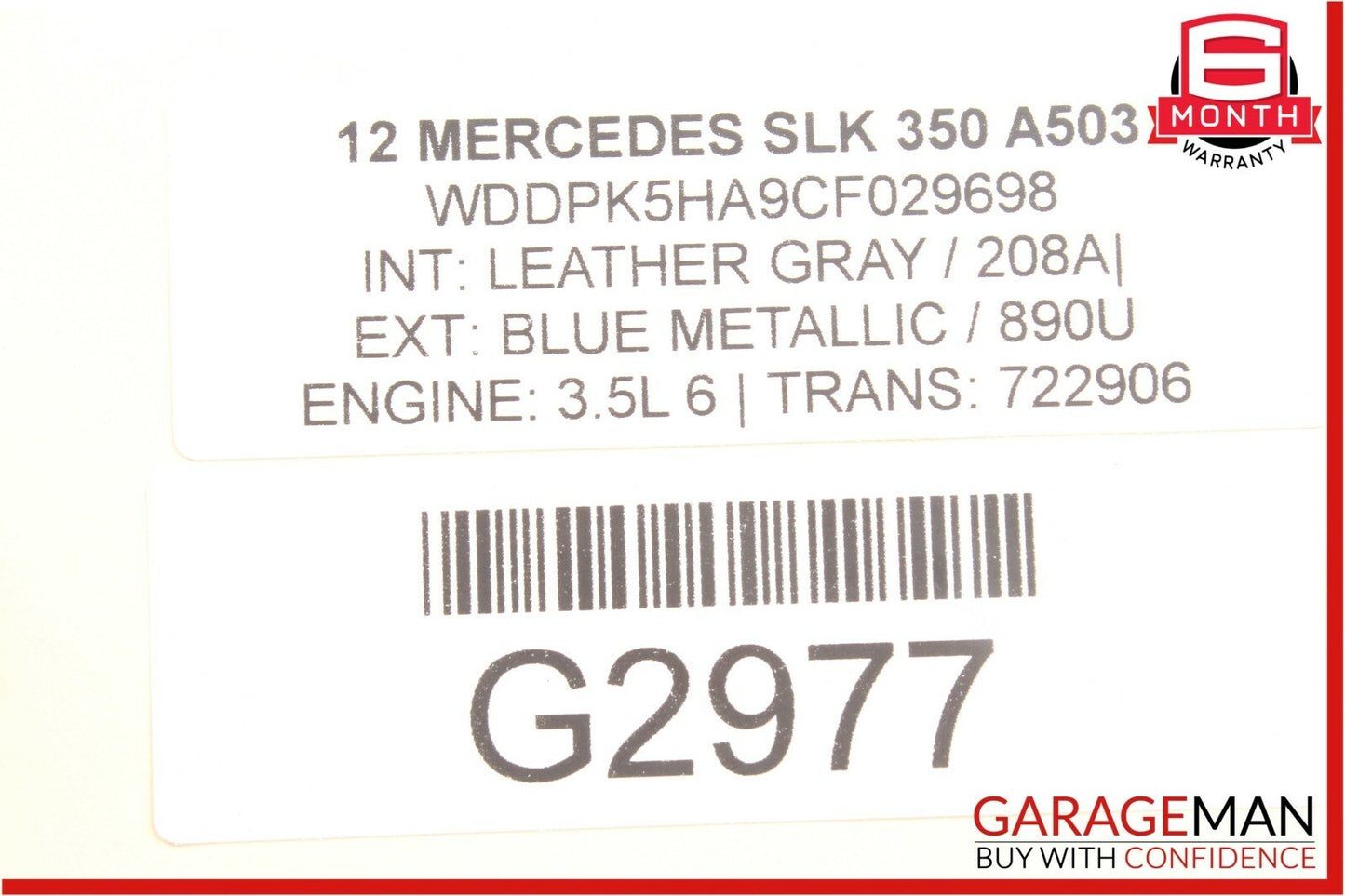 12-16 Mercedes R172 SLK350 Parking Brake Electronic Computer Control Module Unit