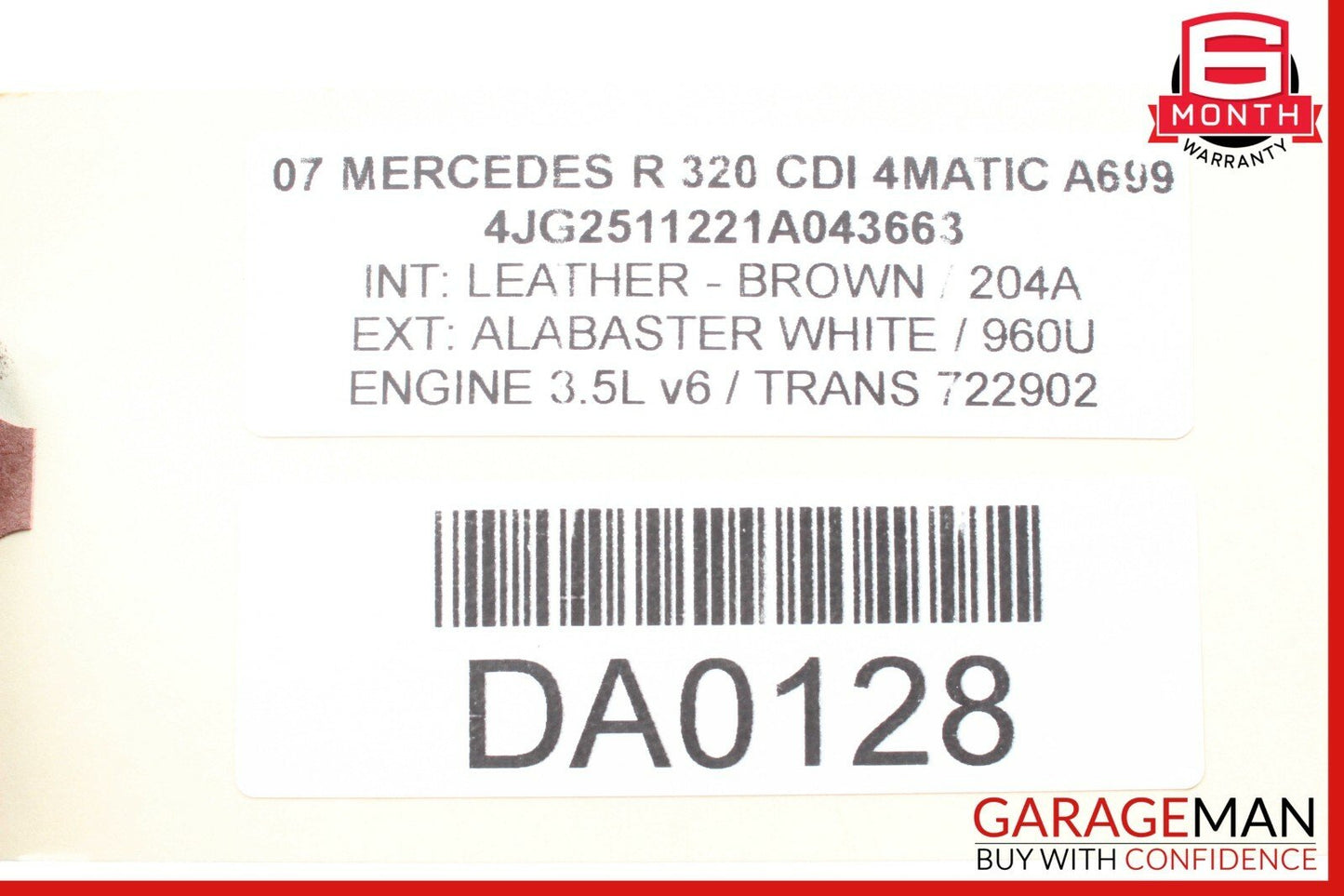 06-13 Mercedes W251 R320 R500 Air Suspension Valve Control Bracket Assembly OEM