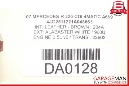 06-13 Mercedes W251 R320 R500 Air Suspension Valve Control Bracket Assembly OEM