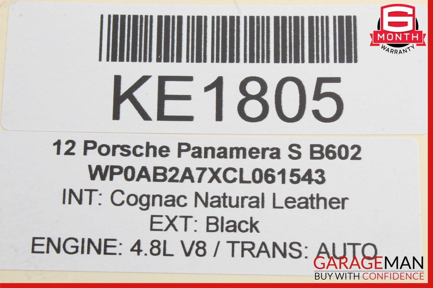 10-15 Porsche Panamera S Instrument Panel Support Bracket Holder 97055232300 OEM