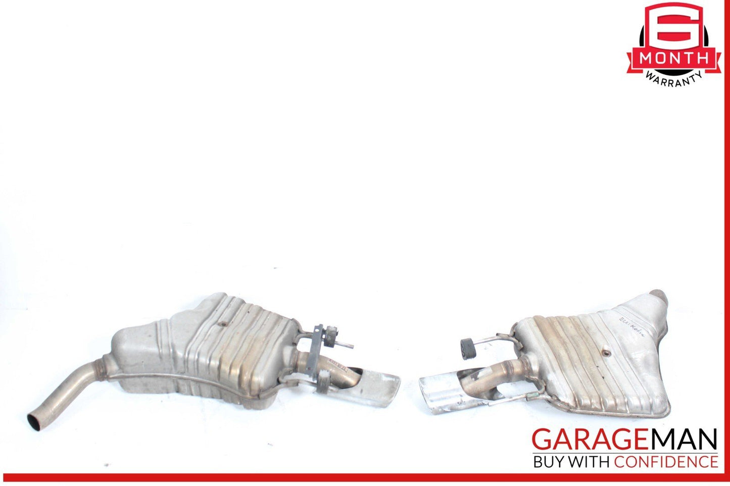 07-09 Mercedes W221 S550 S450 S600 AMG Sport Rear Exhaust Muffler Tips Set