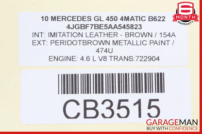 06-13 Mercedes X164 GL450 ML320 4Matic Front Drive Shaft Driveshaft Axle OEM