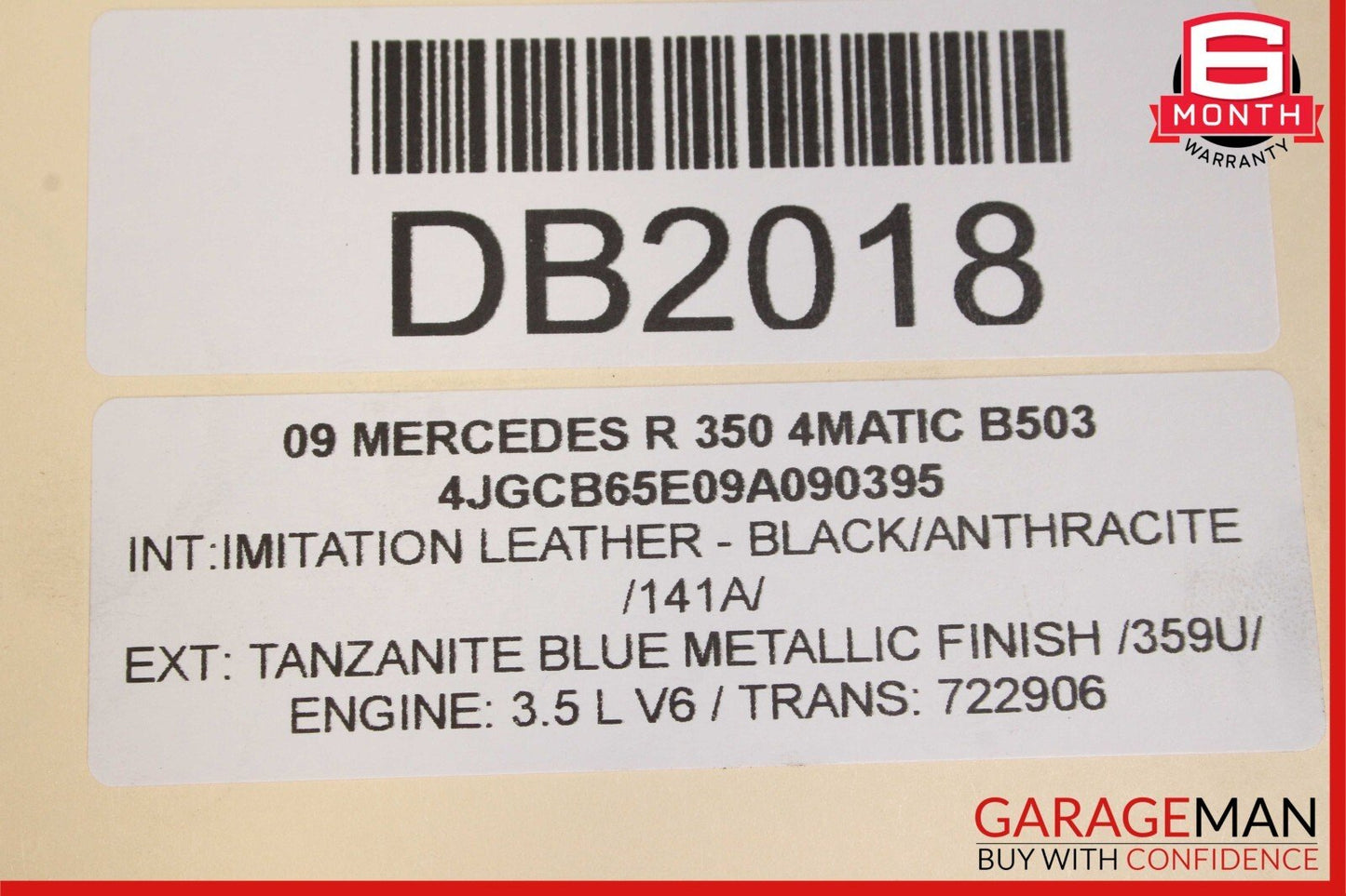 06-10 Mercedes W251 R320 R500 R350 Front Bumper Reinforcement Impact Bar Rebar