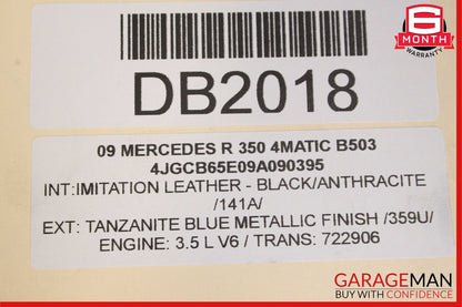 06-10 Mercedes W251 R320 R500 R350 Front Bumper Reinforcement Impact Bar Rebar