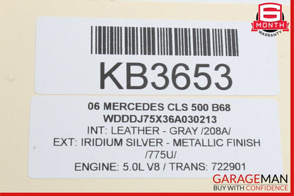 06-11 Mercedes W219 CLS500 Front Right Passenger Door Lock Latch Actuator OEM