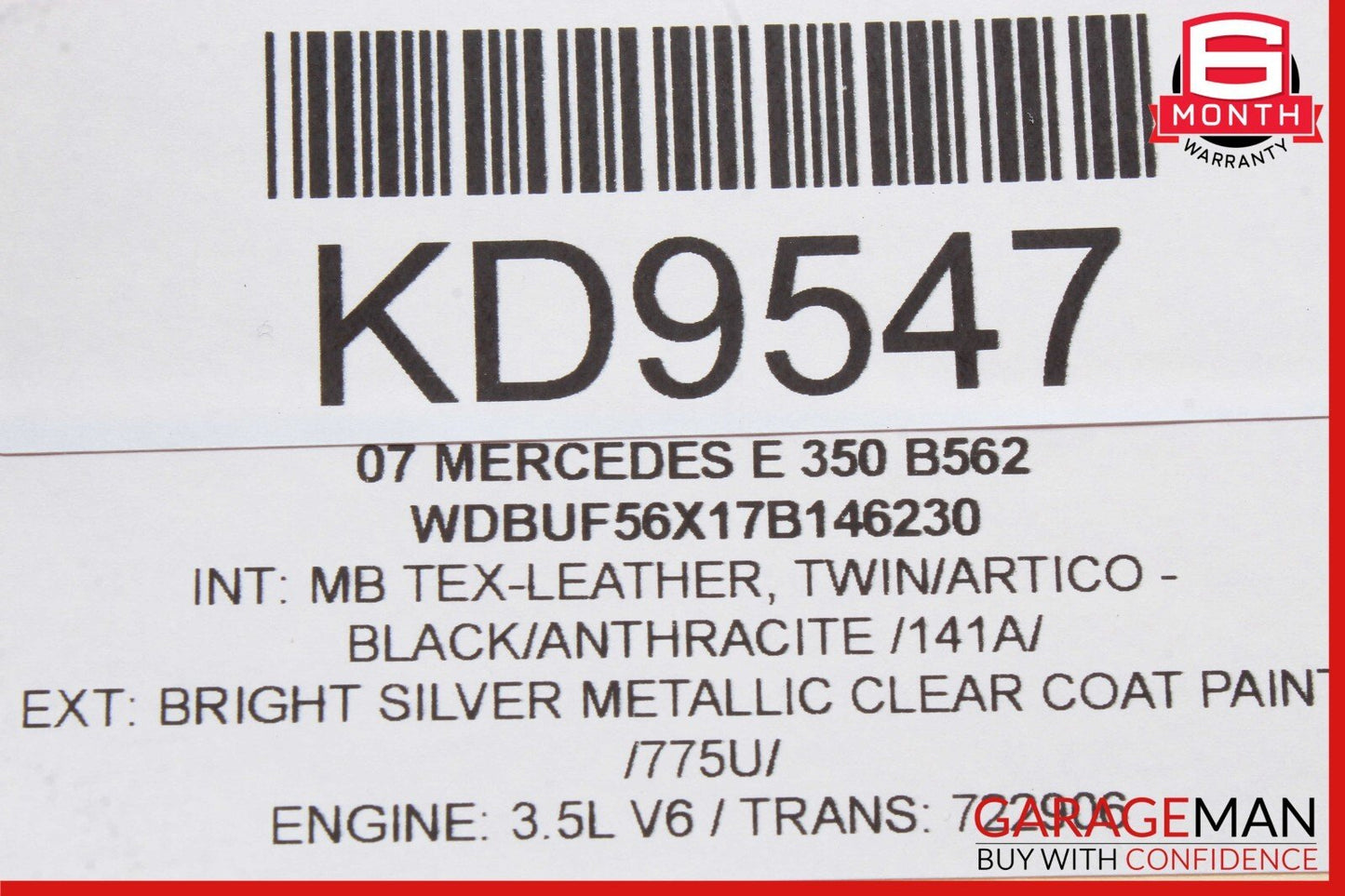 03-09 Mercedes W211 E350 CLK350 Sirius Satellite Radio Receiver 1698270162 OEM