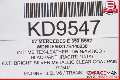 03-09 Mercedes W211 E350 CLK350 Sirius Satellite Radio Receiver 1698270162 OEM