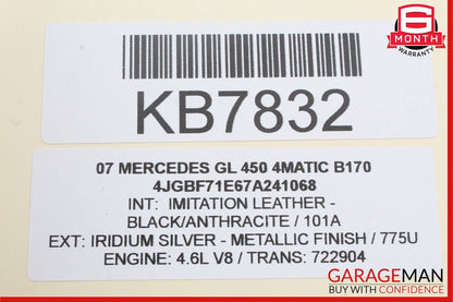 06-12 Mercedes X164 GL450 CLS550 Communication Control Module 2198200926 OEM