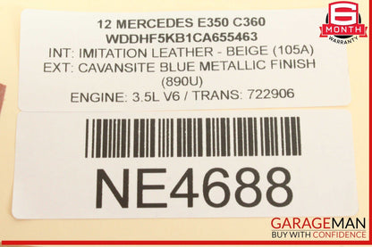 10-18 Mercedes W212 E350 Front Right Side Seat Control Module 1729007600 OEM