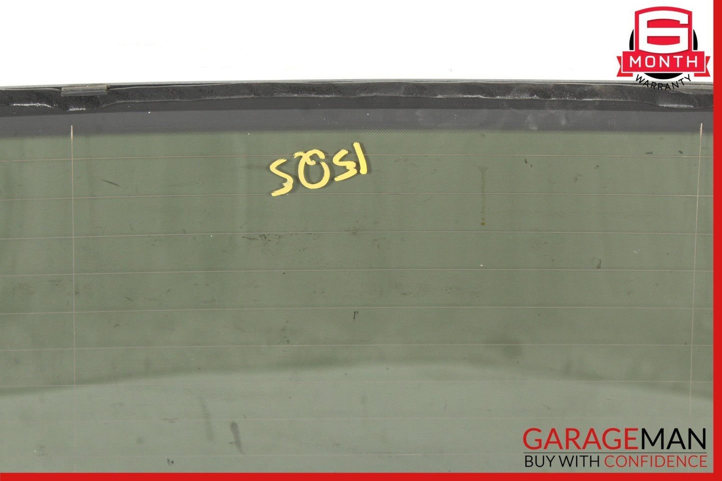 09-17 Audi Q5 SQ5 Rear Back Window Glass 8R0845501 OEM