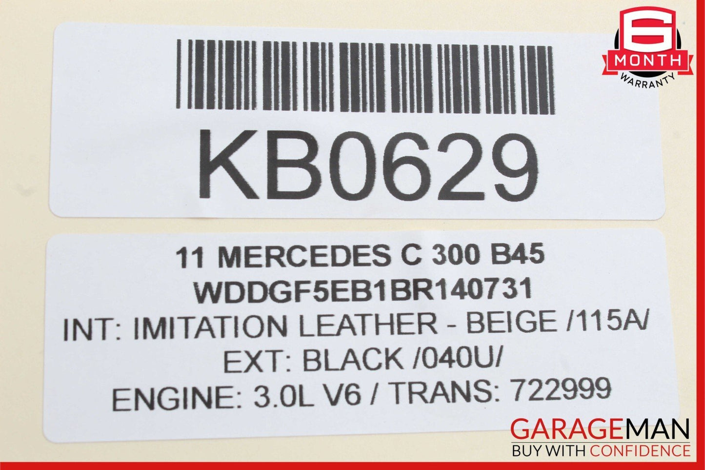 08-14 Mercedes W204 C300 Front Left Driver Side Suspension Upper Control Arm OEM