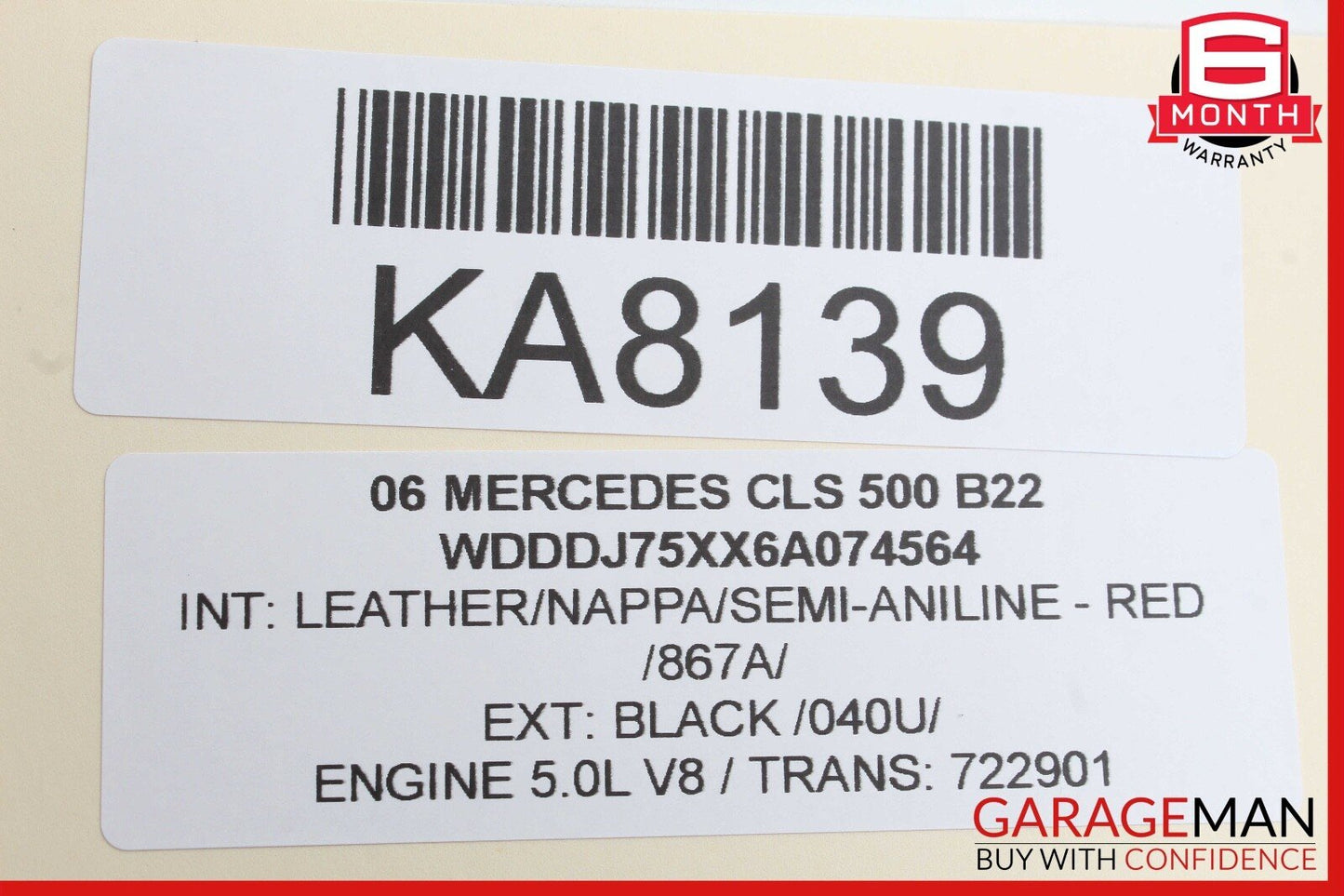 06-11 Mercedes W219 CLS500 Front Left Driver Door Control Module Unit OEM