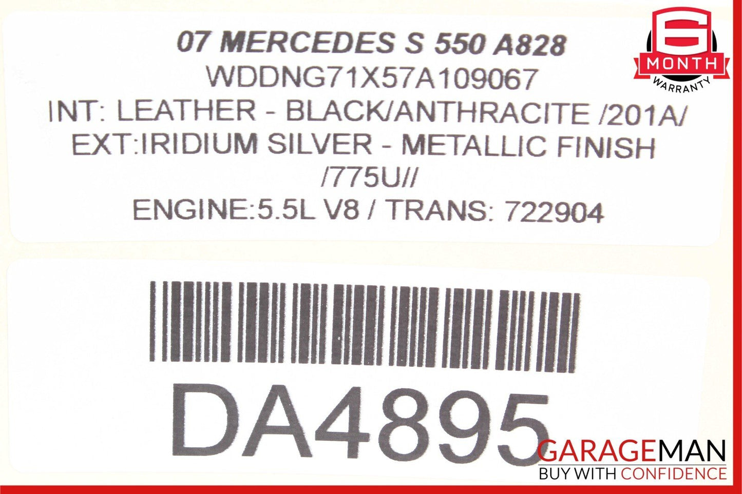 07-14 Mercedes S550 CL550 Air Suspension Supply Valve Block Control Module Unit