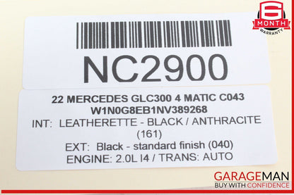 16-22 Mercedes X253 GLC300 4MATIC Body Comfort Control Module Unit BCM OEM