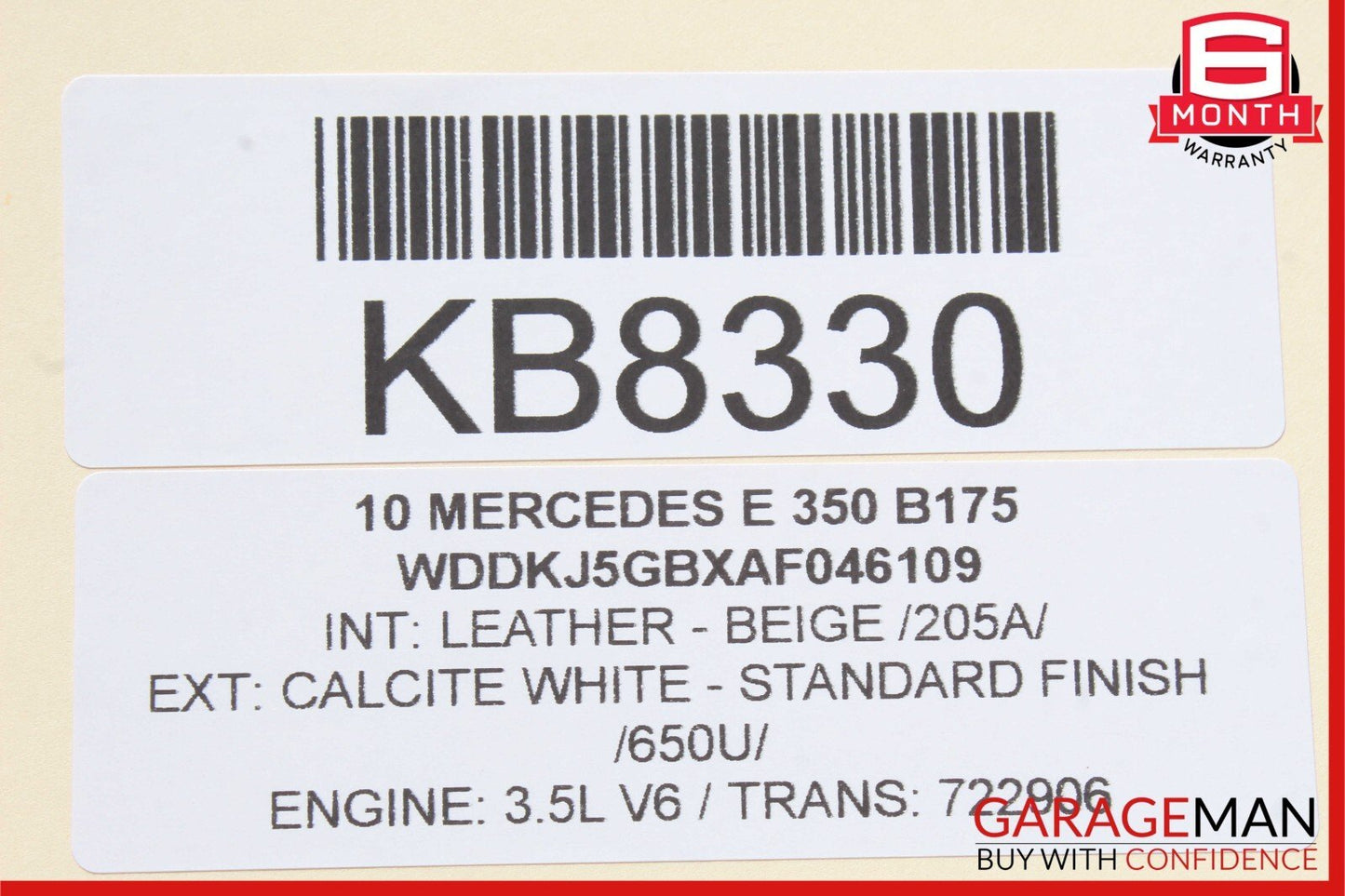 10-17 Mercedes W207 E550 E400 E350 Front Right Side Door Tweeter Trim Beige
