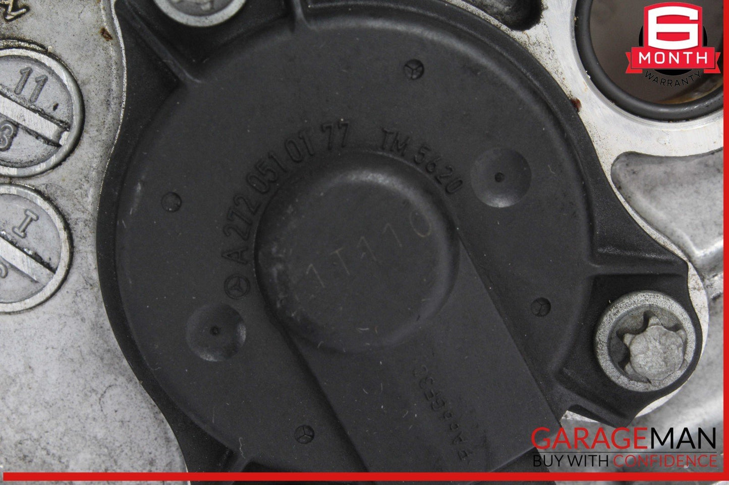 05-13 Mercedes W204 C300 ML350 Front Left Side Engine Timing Chain Cover Plate