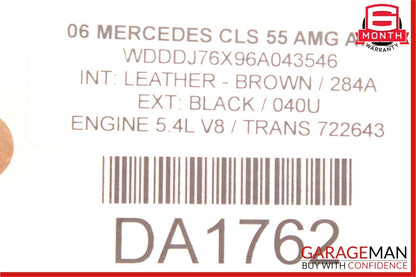 06-11 Mercedes W219 CLS55 AMG Front/Rear Right & Left Door Sound Audio Speakers