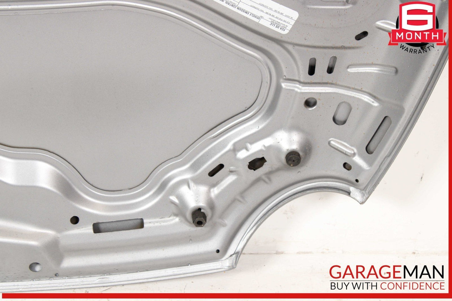12-19 Fiat 500 Front Hood Bonnet Cover Panel Gray OEM