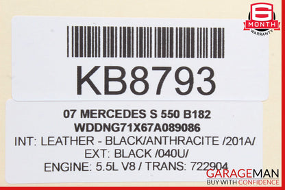 07-14 Mercedes W221 S550 CL550 Headlight Switch Night Vision Control OEM