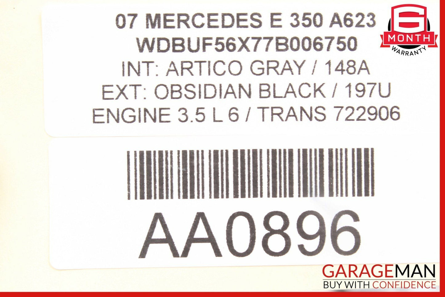 03-09 Mercedes W211 E350 E550 Front Right Side Door Controller Module Unit