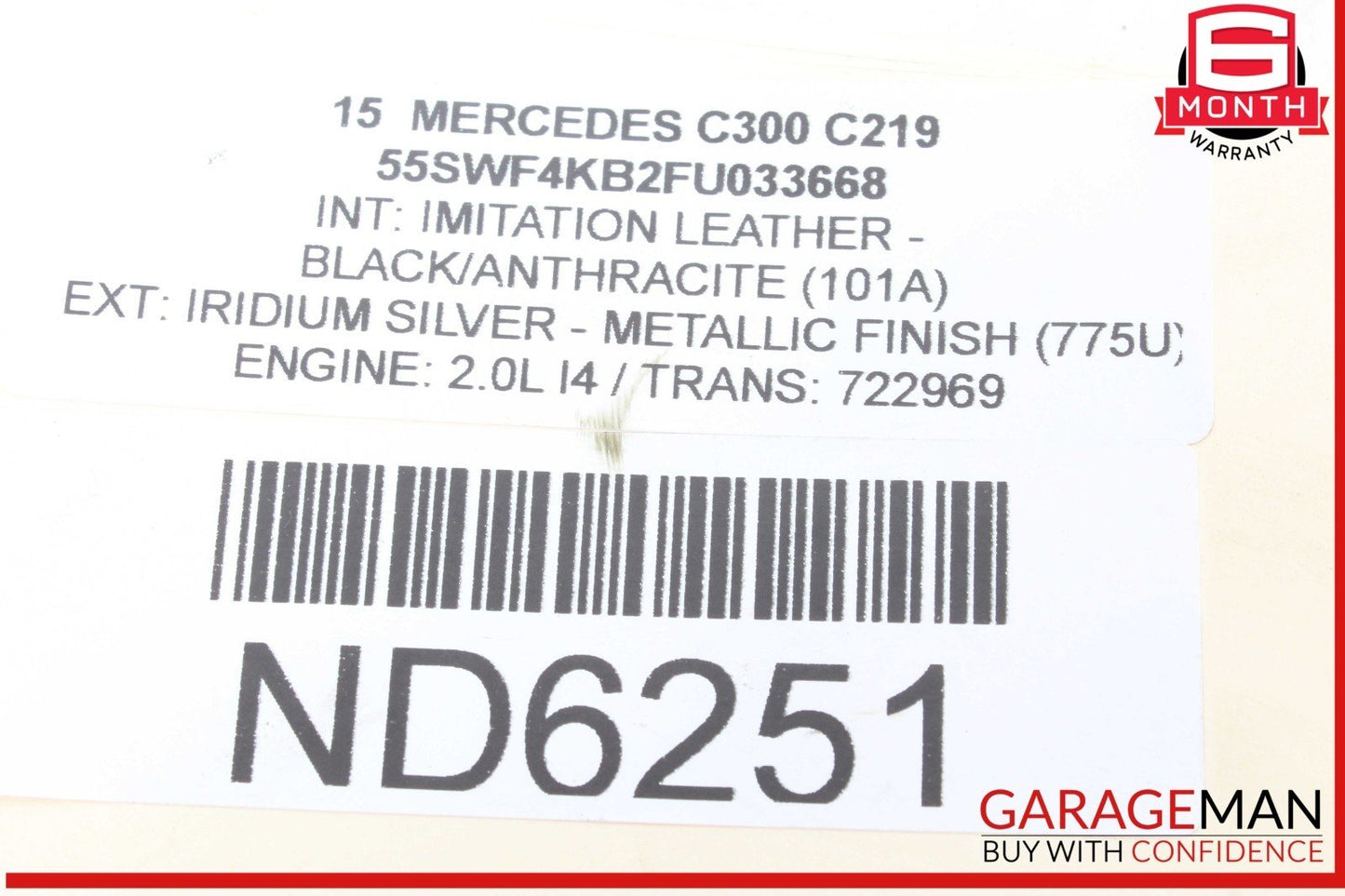 00-12 Mercedes W220 S55 AMG C230 CLK500 Anti Theft Alarm Module 2054310000