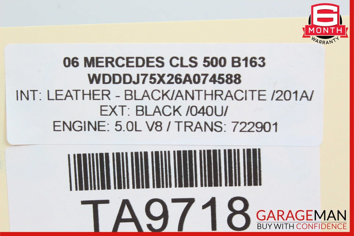 06-11 Mercedes W219 CLS500 Front Right Passenger Side Lower Control Arm OEM