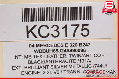 03-06 Mercedes W211 E320 E350 E500 Front Right Side Exterior Door Handle Silver