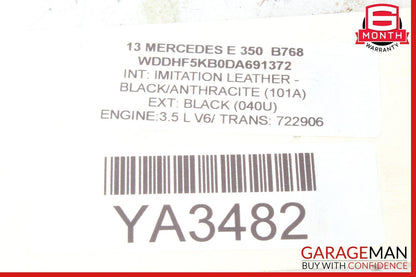 08-15 Mercedes W212 E350 Rear Left Side Spindle Knuckle Hub Bearing Brake Rotor