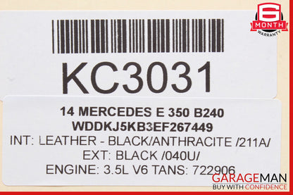 10-18 Mercedes E250 CLS350 Rear Fuse Relay Box SAM Signal Acquisition Assembly