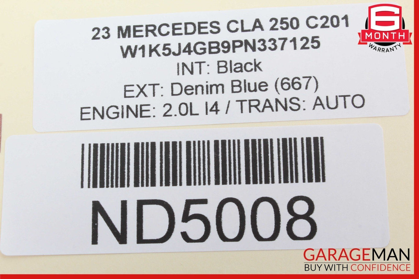 19-23 Mercedes W118 CLA250 Front Windshield Lane Departure Assist Camera OEM