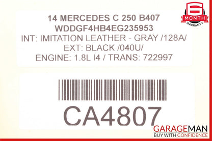 08-17 Mercedes W204 C250 C300 SLK250 Front Right RWD Spindle Knuckle Hub Bearing