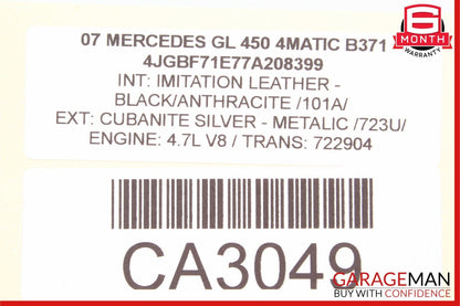 07-12 Mercedes X164 GL450 4MATIC Front Left Side Window Regulator Motor OEM