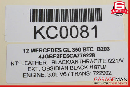 07-12 Mercedes X164 GL550 4MATIC Rear Subwoofer Audio Speaker Harman Kardon OEM
