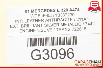 00-06 Mercedes W210 E320 CL600 CLK55 AMG Voice Recognition Control Module Unit