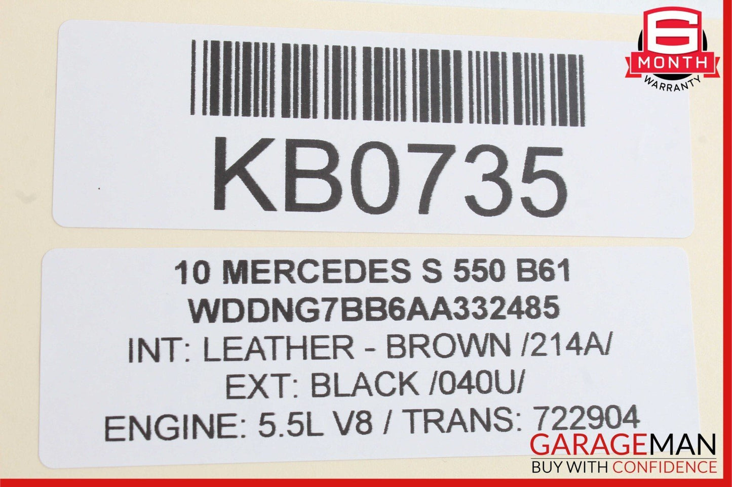 10-13 Mercedes W221 S550 S63 AMG Front Left Side Seatbelt Seat Belt Retractor