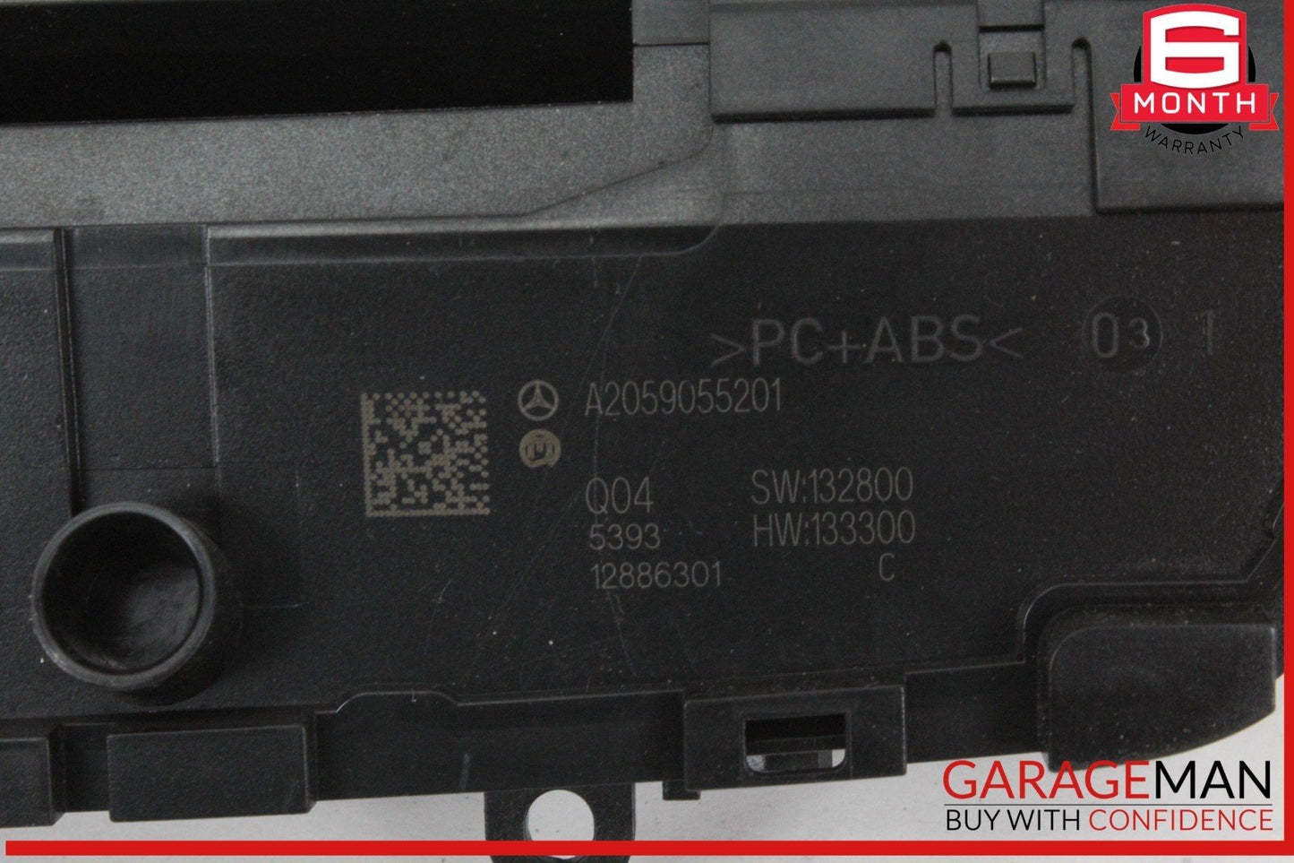 15-19 Mercedes W205 C300 C400 Media Center Dashboard Hazard Control Switch OEM